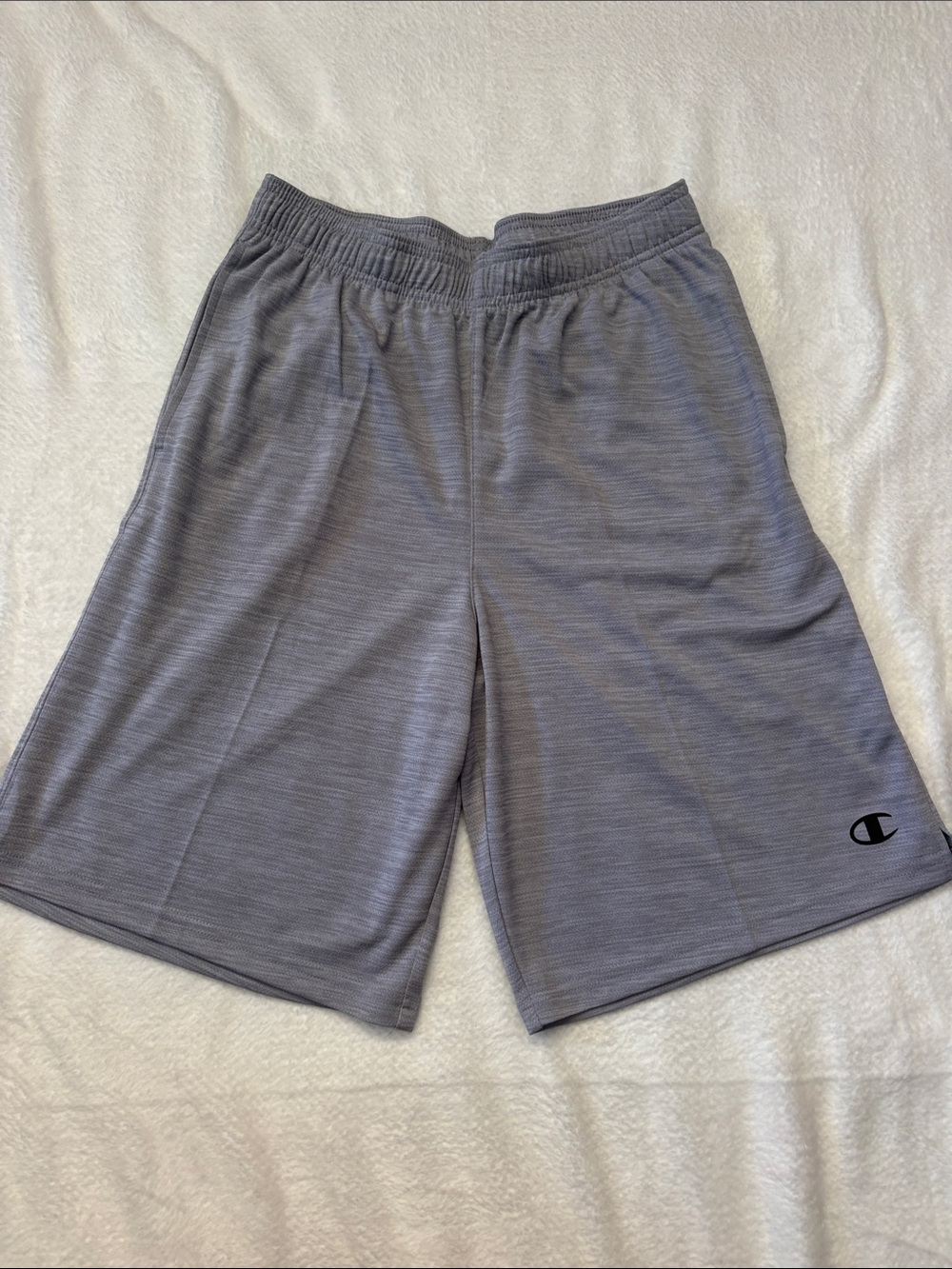 Champion Men’s Light Gray Performance Athletic Shorts Size Small